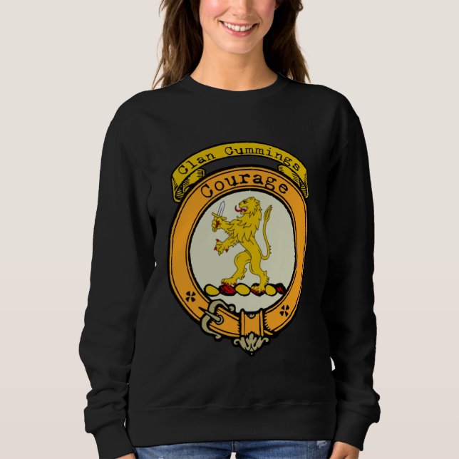 Cummings Clan Scottish Crest Sweatshirt (Vorderseite)