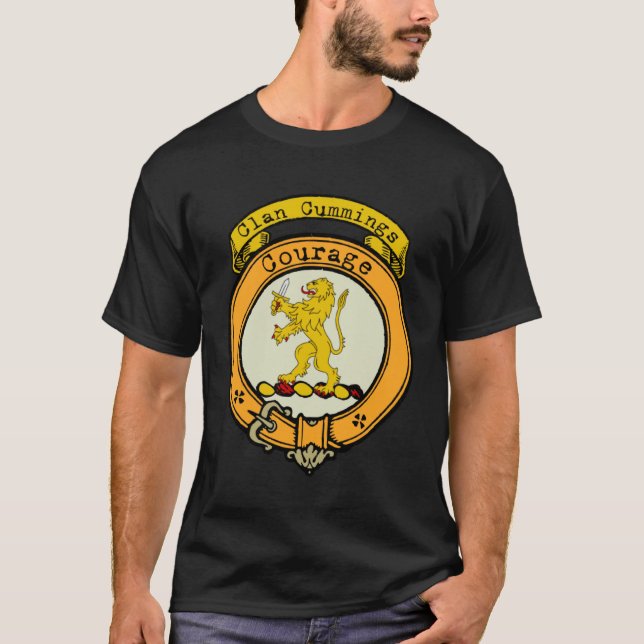 Cummings Clan Scottish Crest T-Shirt (Vorderseite)