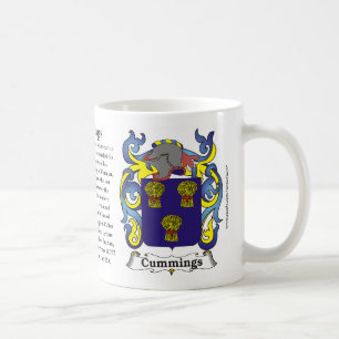 Cummings-Familien-Wappen Tasse