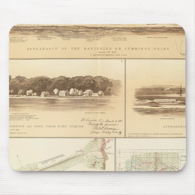 Cumming's Pt Batterien und Arbeiten Mousepad (Vorne)