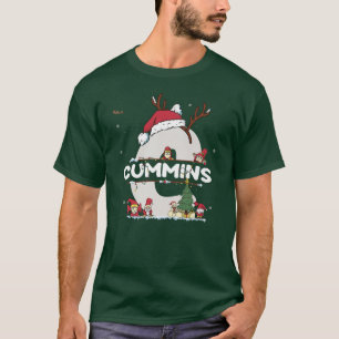 Cummins Christmasw Cummins Name for funny Xmas T-Shirt