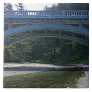 Cummins Creek im Neptune Staat Park, OR Fliese