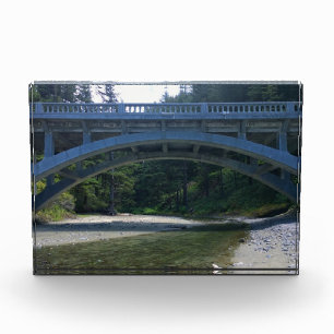 Cummins Creek im Neptune Staat Park, OR Fotoblock