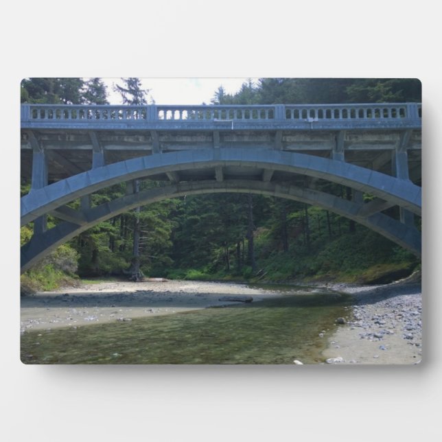 Cummins Creek im Neptune Staat Park, OR Fotoplatte (Vorderseite)