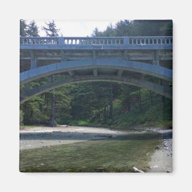 Cummins Creek im Neptune Staat Park, OR Magnet (Vorne)