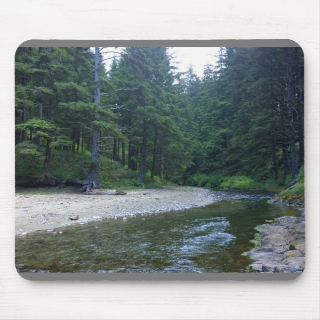 Cummins Creek im Neptune Staat Park, OR Mousepad (Vorne)