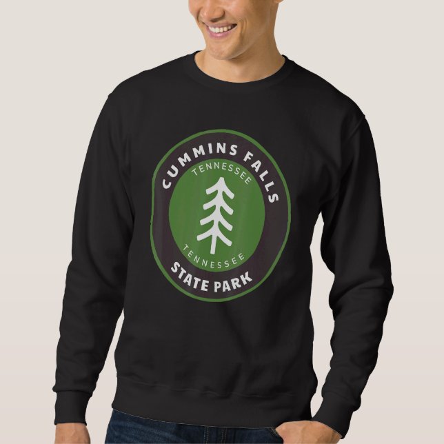 Cummins Falls Staat Park Tennessee Tn Forest Abzei Sweatshirt (Vorderseite)