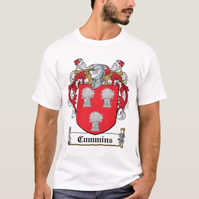 Cummins Familienwappen T-Shirt (Vorderseite)