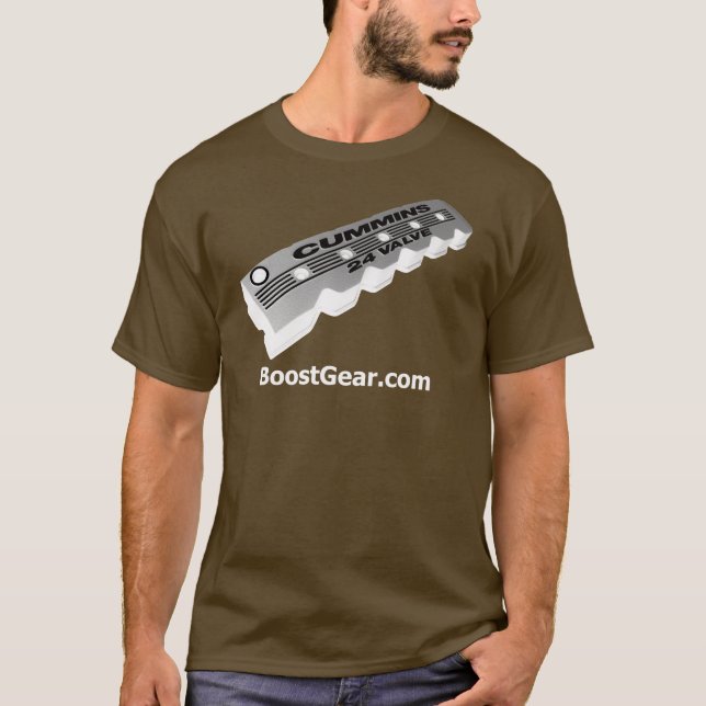 Cummins T - Shirt durch BoostGear.com (Vorderseite)