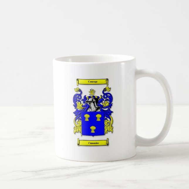 Cummins-Wappen Kaffeetasse (Rechts)
