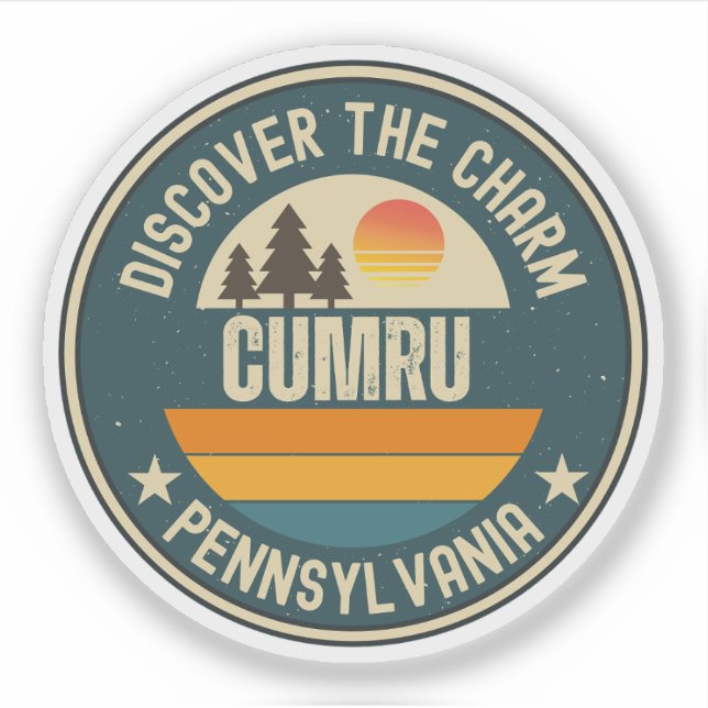 Cumru, Pennsylvania Aufkleber (Vorderseite)