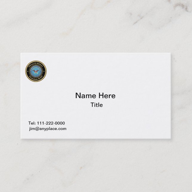 Cumshaw Artist Visitenkarte (Vorderseite)