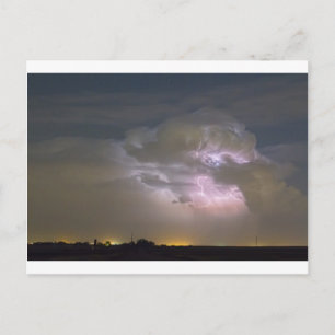 Cumulonimbus Cloud Explosion Postkarte