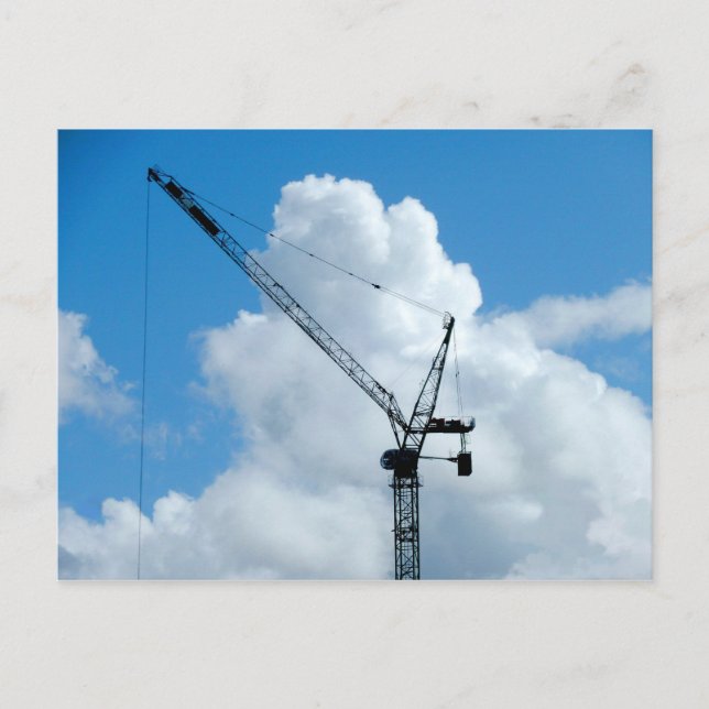 Cumulonimbus Crane Postkarte (Vorderseite)