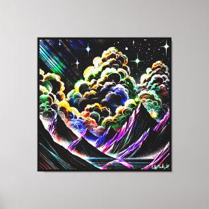 Cumulus Canyon Leinwanddruck