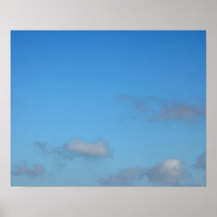 Cumulus-Wolkenposter Poster