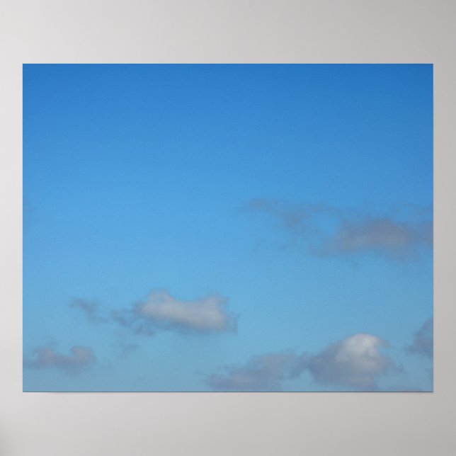 Cumulus-Wolkenposter Poster (Vorne)
