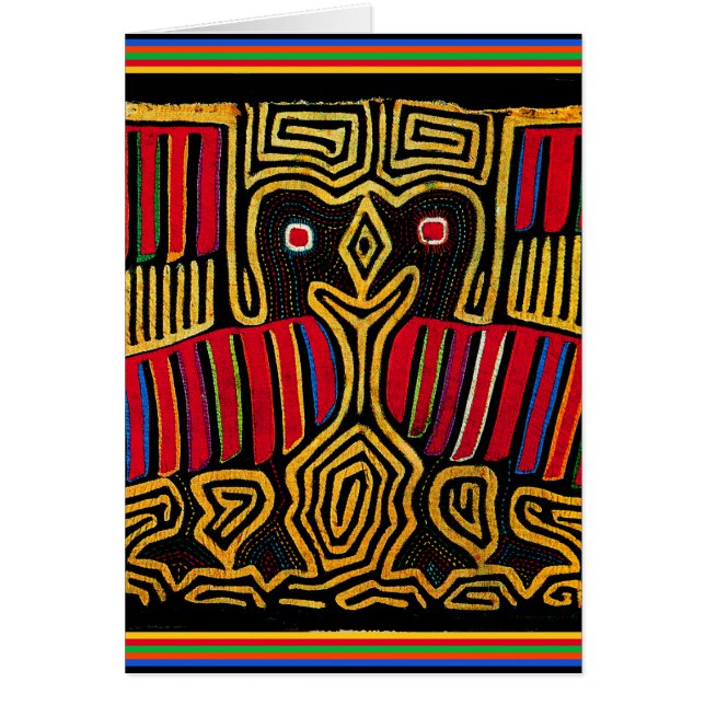 Cuna Indian Mola Duck Design (Vorne)
