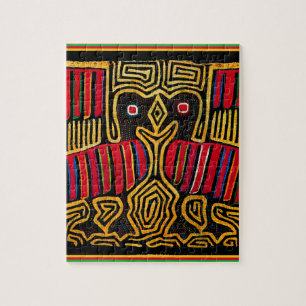 Cuna Indian Mola Duck Design Puzzle