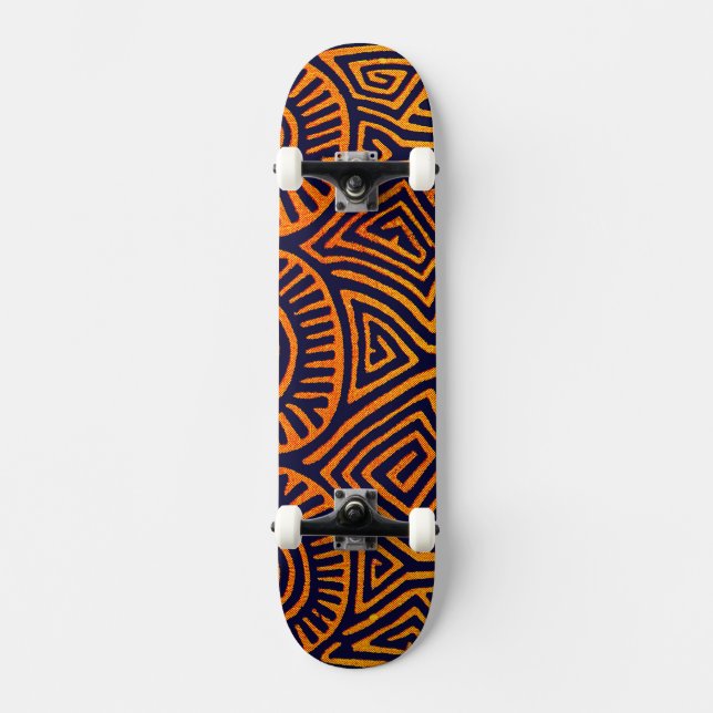 Cuna Indian Skateboard - Tribal VooDou Skateboard (Vorderseite)