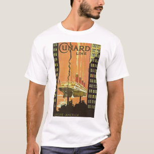 Cunard Europa-Amerika T-Shirt