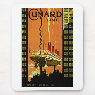 Cunard Europe-America Mousepad