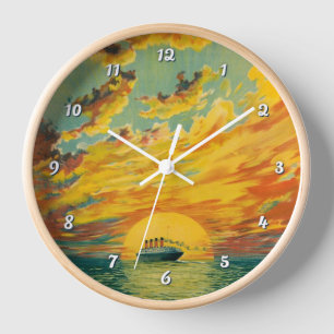 CUNARD OCEAN LINER EUROPA AMERIKA UHR