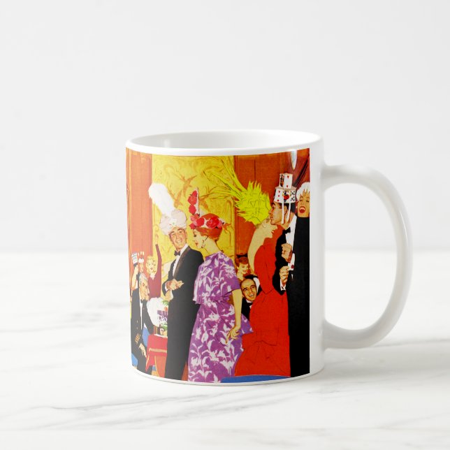 Cunard Queen's Party Ad Kaffeetasse (Rechts)