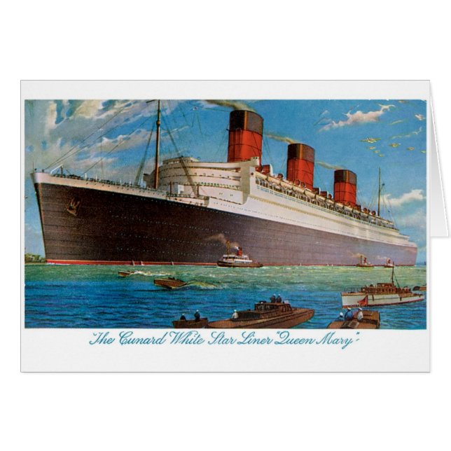 Cunard White Star Line's Queen Mary (Vorderseite (Horizontal))