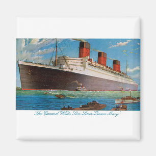 Cunard White Star Line's Queen Mary Magnet