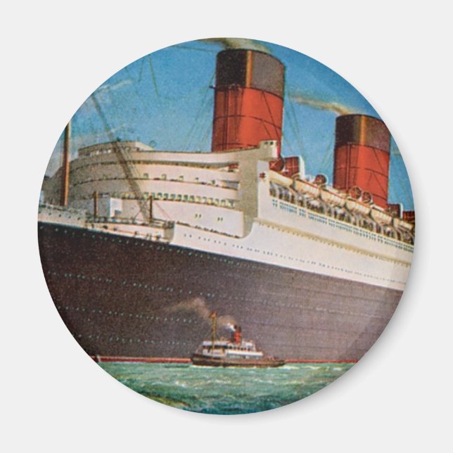 Cunard White Star Line's Queen Mary Magnet (Vorne)