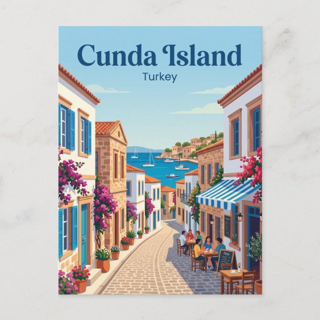 Cunda-Insel Türkei Postkarte (Vorderseite)