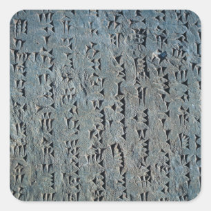 Cuneiform Quadratischer Aufkleber