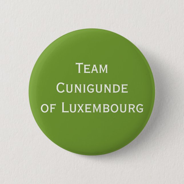 Cunigunde von Luxemburg Heilige Römische Kaiserin Button (Vorderseite)
