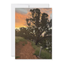 Cunnamulla Abend Travel Greetings Card