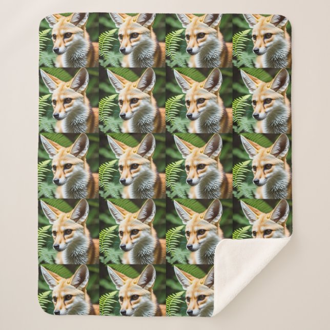 Cunning Fennec Fox Sherpadecke (Vorderseite)