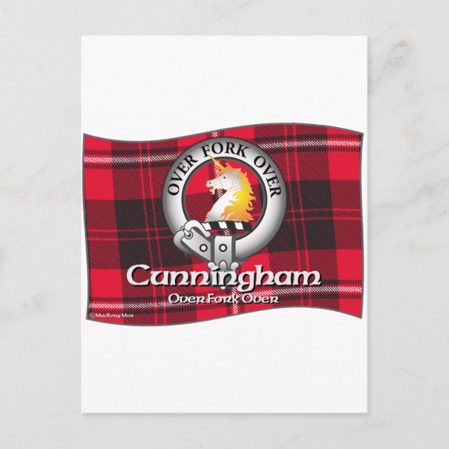 Cunningham Clan Postkarte (Vorderseite)