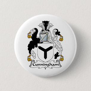 Cunningham Familienwappen Button