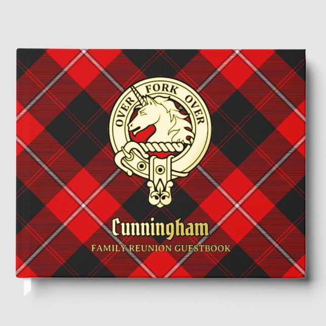 Cunningham Family Wiedersehen Guest Book Gästebuch (Vorderseite)