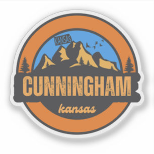 Cunningham, Kansas Aufkleber