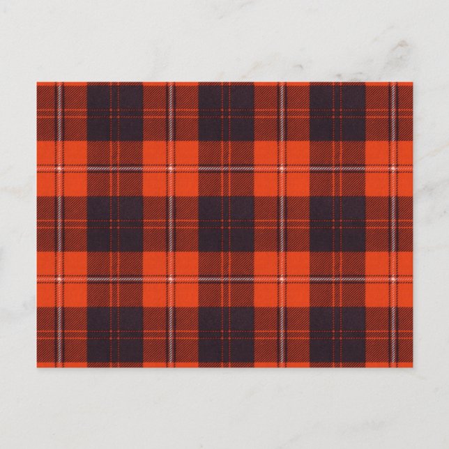 Cunningham Scottish Tartan Postkarte (Vorderseite)