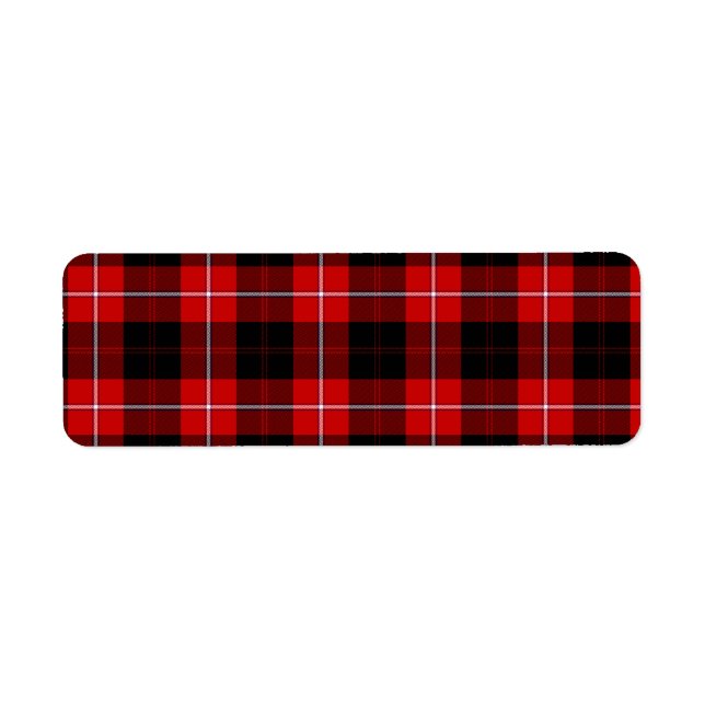 Cunningham Tartan Red Black Kariert (Vorne)