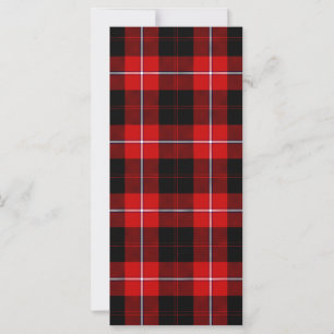 Cunningham Tartan Red Black Kariert