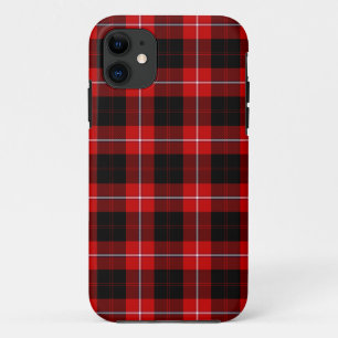 Cunningham Tartan Red Black Kariert Case-Mate iPhone Hülle
