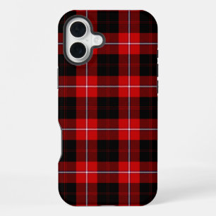 Cunningham Tartan Rot Schwarz Karo iPhone 16 Plus Hülle