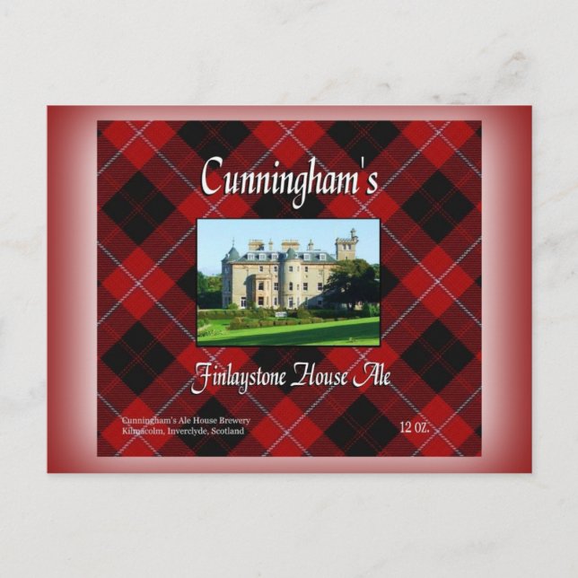 Cunninghams Finlaystone House Ale Postkarte (Vorderseite)