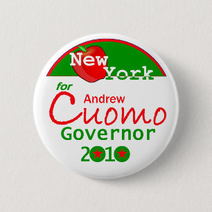 CUOMO Gouverneur-Knopf Button