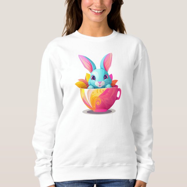 Cup Bunny Sweatshirt (Vorderseite)