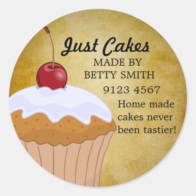 Cup Cake Sticker (Vorderseite)