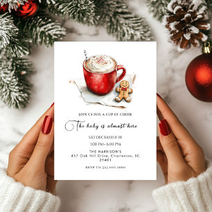 Cup Cheer Hot Chcolate Weihnachtsdusche Einladung